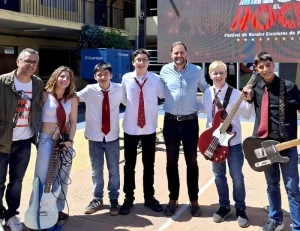 1er lugar en Festival de bandas escolares Chile