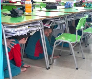 simulacro de sismo CPV Providencia oct 2025